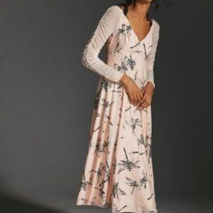Anthropologie Sweetheart Midi Dress NWT